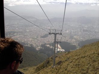 Ausflug auf den 4050m hohen Pichincha mit der Teleferico Seilbahn