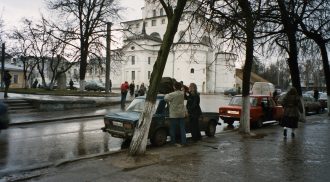 Transport zu den Familien in Vladimir