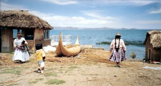 Bei Paulino Estéban Zuhause am Titicacasee.