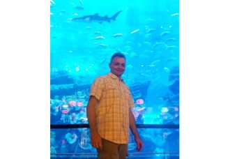 Besichtigung des Aquariums im Dubai Mall (mit 350'000m2, eines der größten Einkaufszentren der Welt)