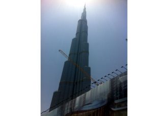 Der grösste Tower der Welt (Stand Mai 2014) Burj Khalifa (828m)